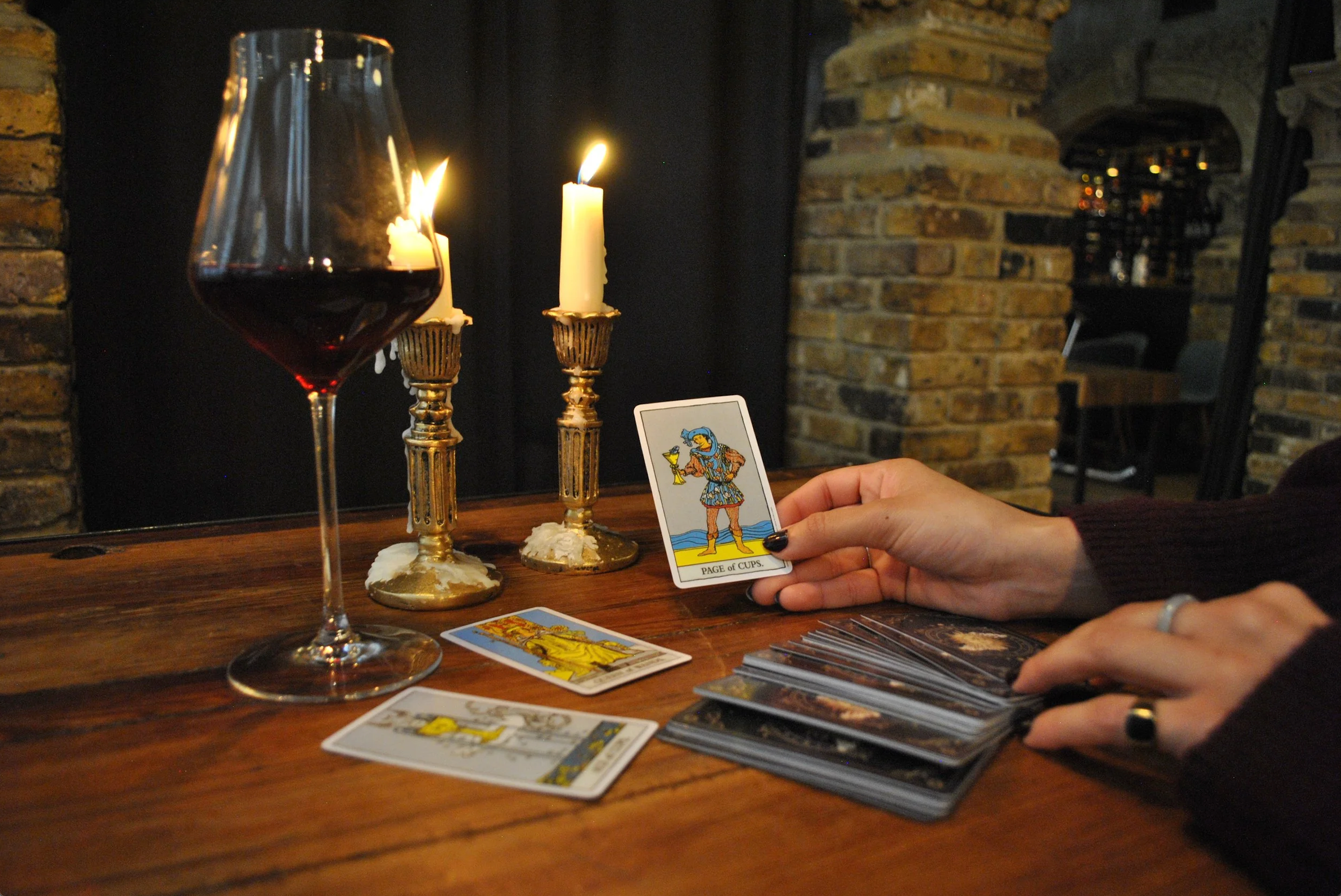 New Years Wine and Tarot
