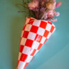 Checkered Wall Vase - Image 2